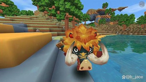 迷你世界怎么驯服野牛